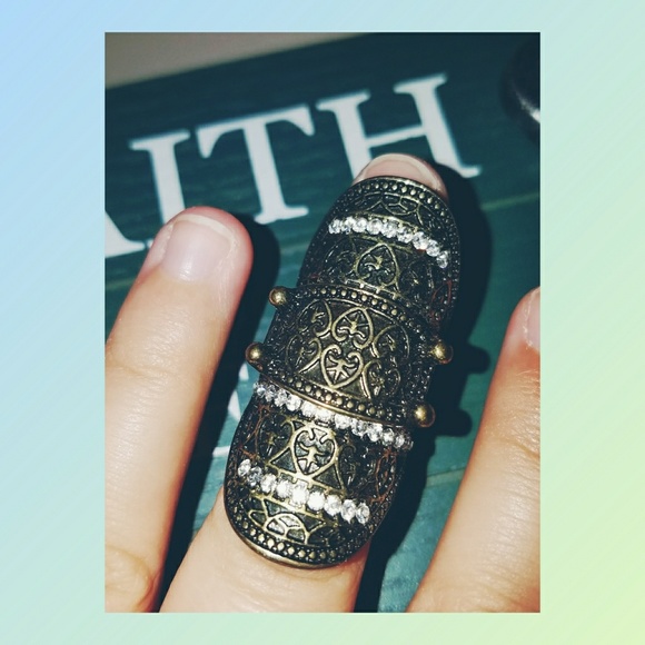 NWOT VINTAGE DOUBLE RING - Picture 3 of 5